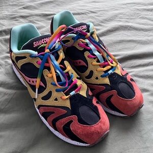 Saucony Grid 9000 Vintage Sneakers - Multicolor - Size 11.5